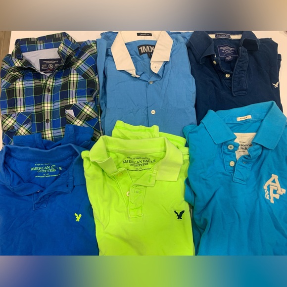 Mens XL (A&F is XXL but fits like XL) -ABERCROMBIE -AMERICAN EAGLE -EXPRESS - Picture 1 of 1